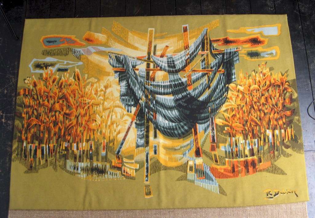 Robert Debieve woven wool (not printed version) tapestry 