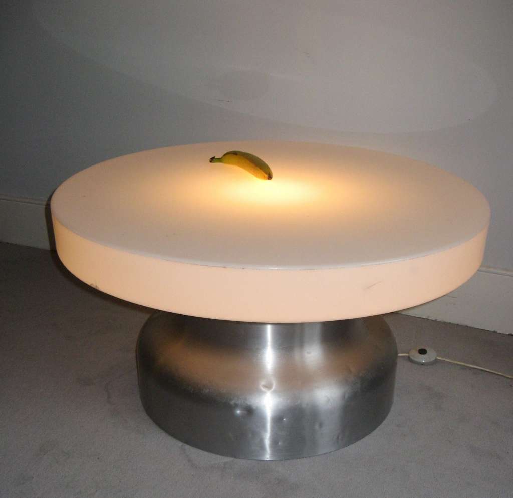 1960's illuminating coffee table