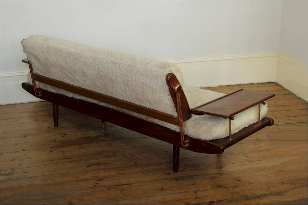 Danish style mid-century sofa bed produced in the early 60s by British company Toothill