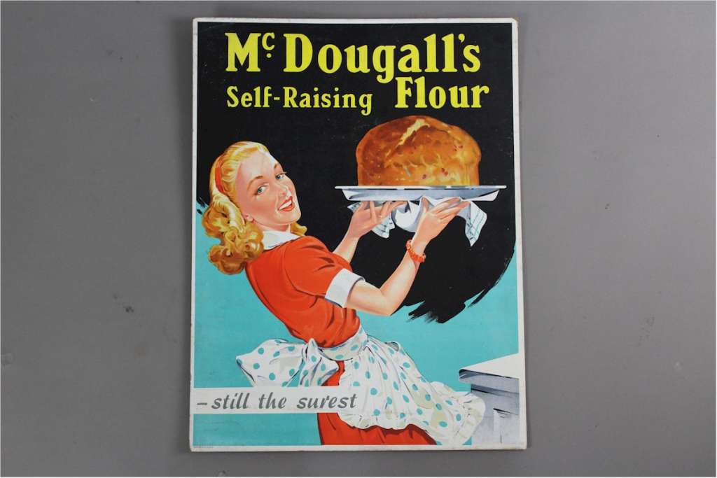 McDougalls flour advertising sign