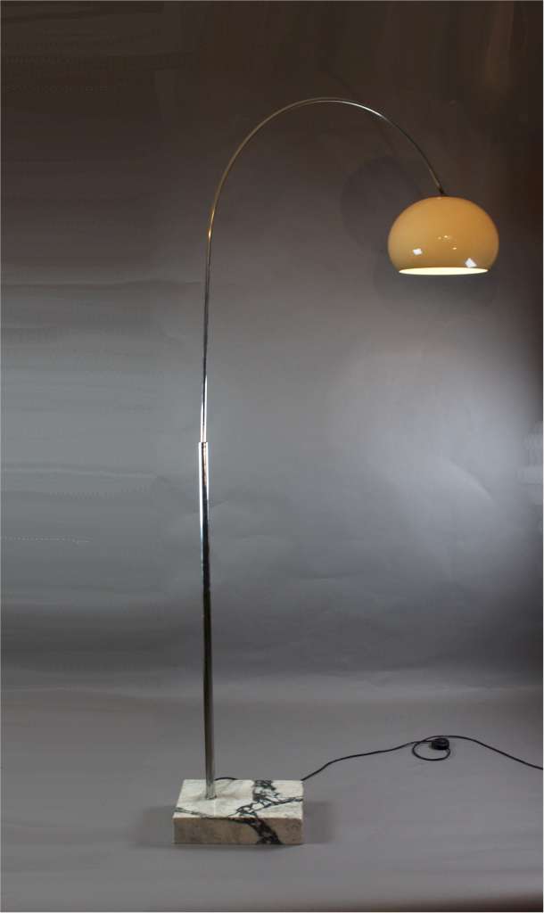 1960's Arc lamp with marble base