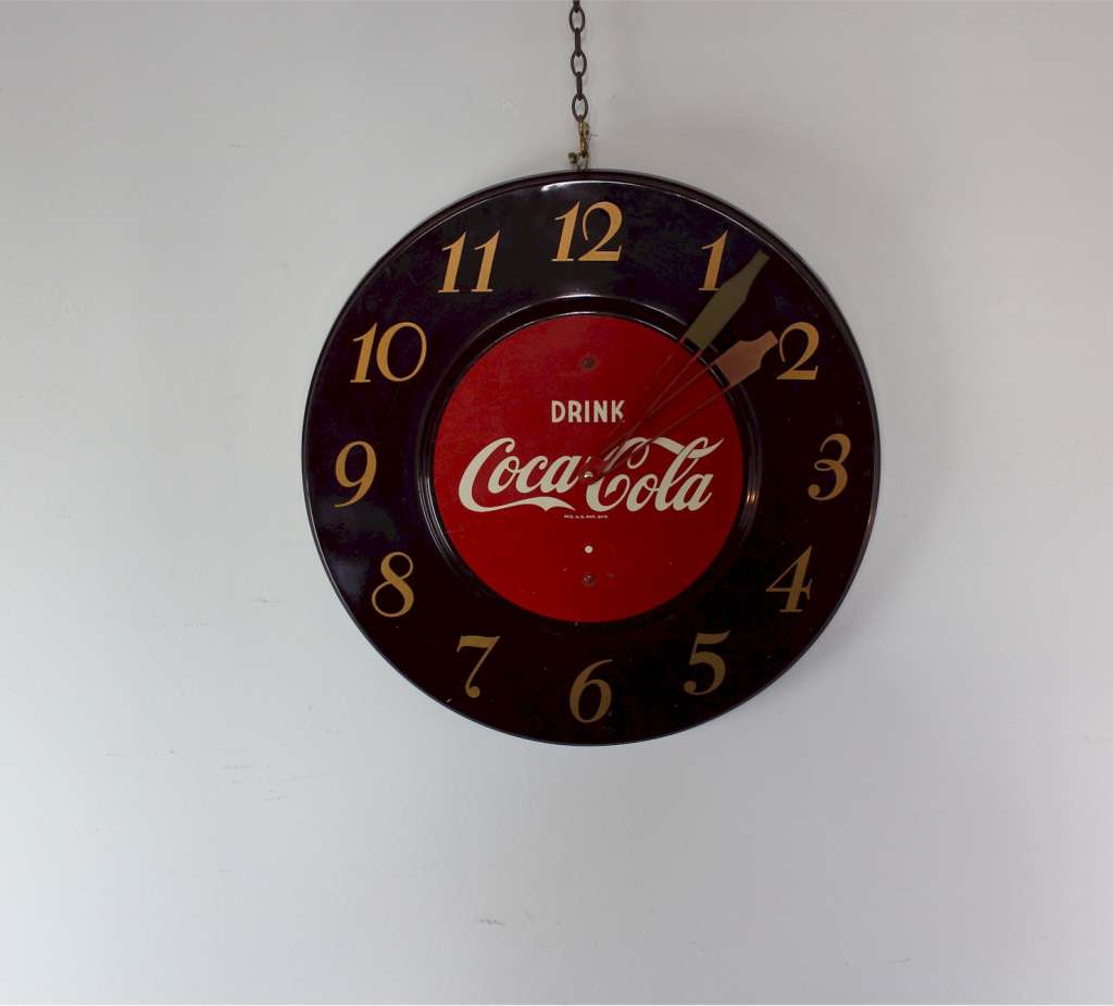 1950's Coca-Cola advertising clock