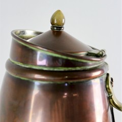 Arts and Crafts flask by W.A.S Benson