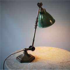 Dugdill daisy cog table lamp in copper