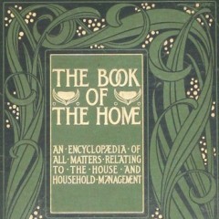 Set of four books with arts and crafts covers. The Book of the Home