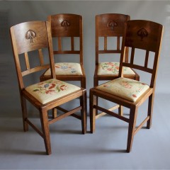 Arts and crafts chairs by W.J Neatby