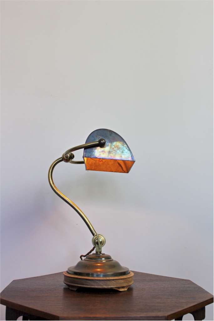 Edwardian desk lamp by Siemans