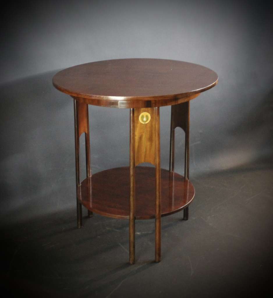 Arts and Crafts circular occasional table