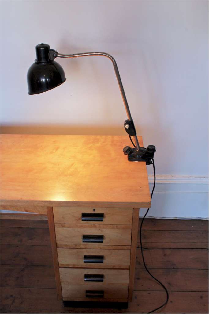 Bauhaus desk lamp by Helion Arnstadt