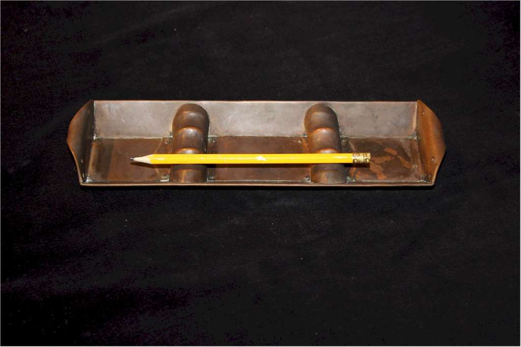 Arts and Crafts copper pen tray