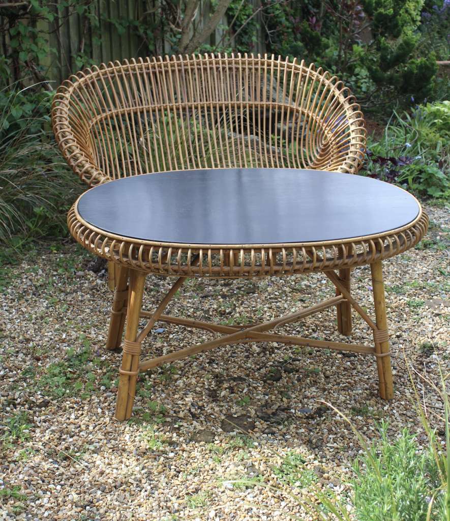 Franco Albini Wicker coffee table