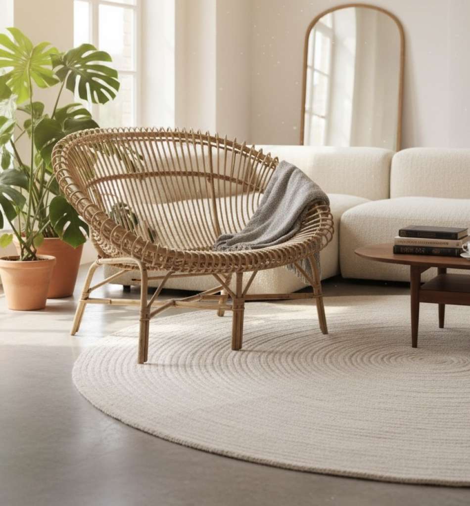 Franco Albini mid century wicker sofa.