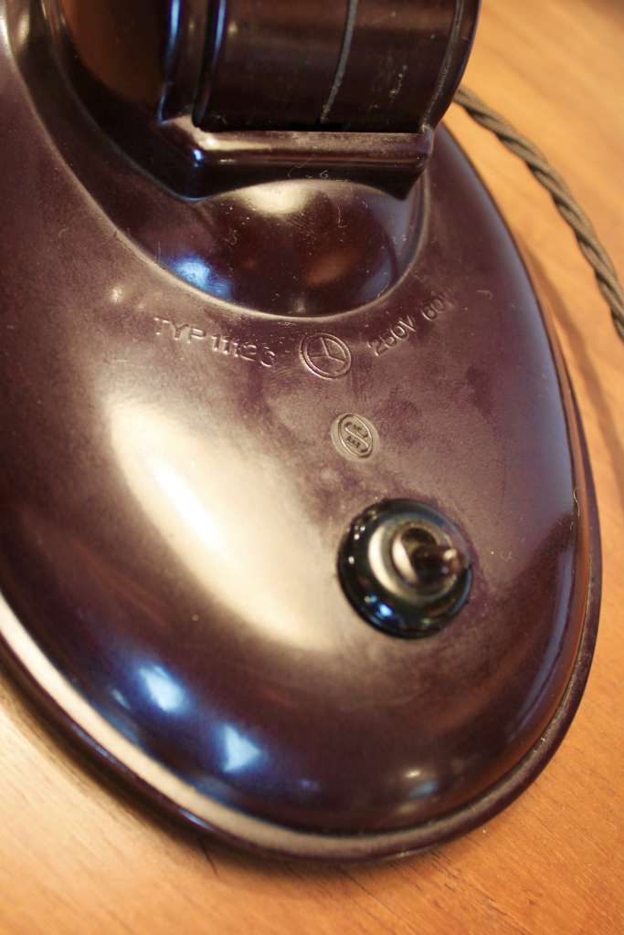 Desk lamp designed by Erik Kirkman Cole in the 1930s