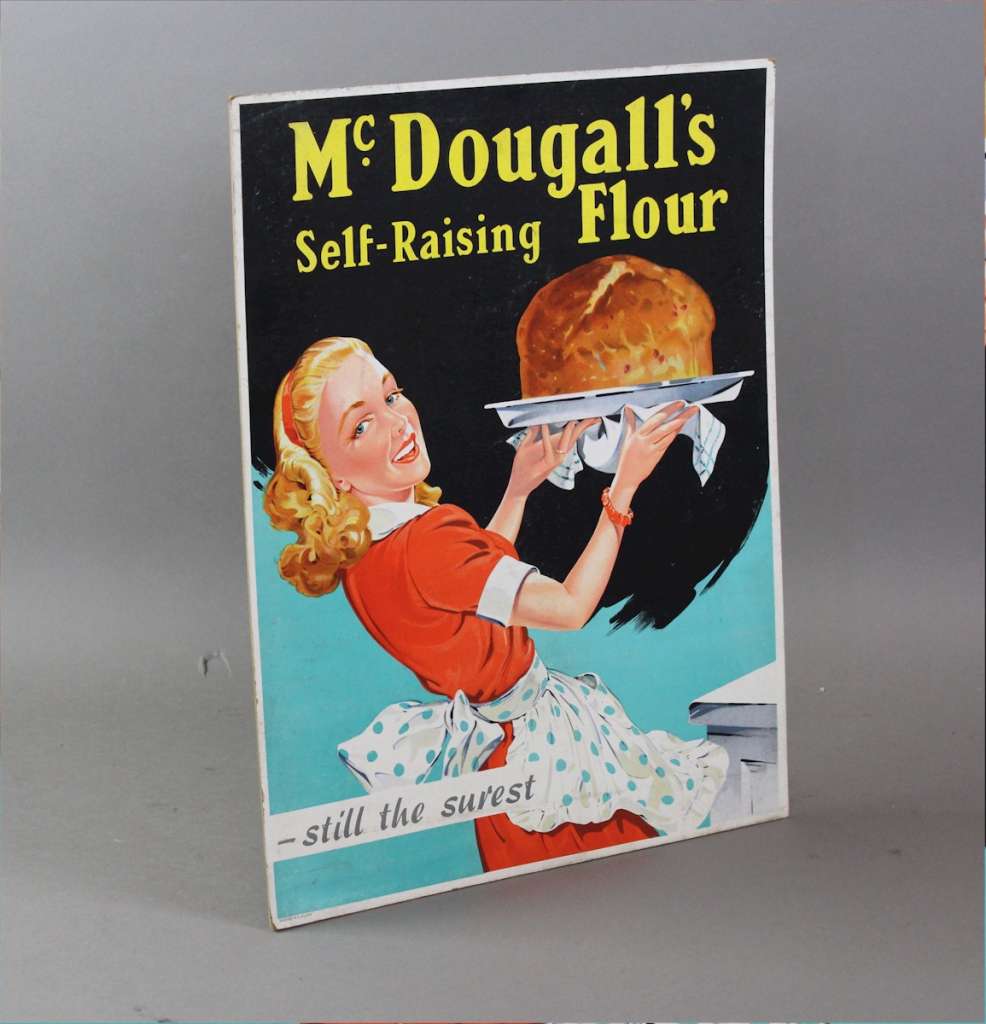 McDougalls flour advertising sign