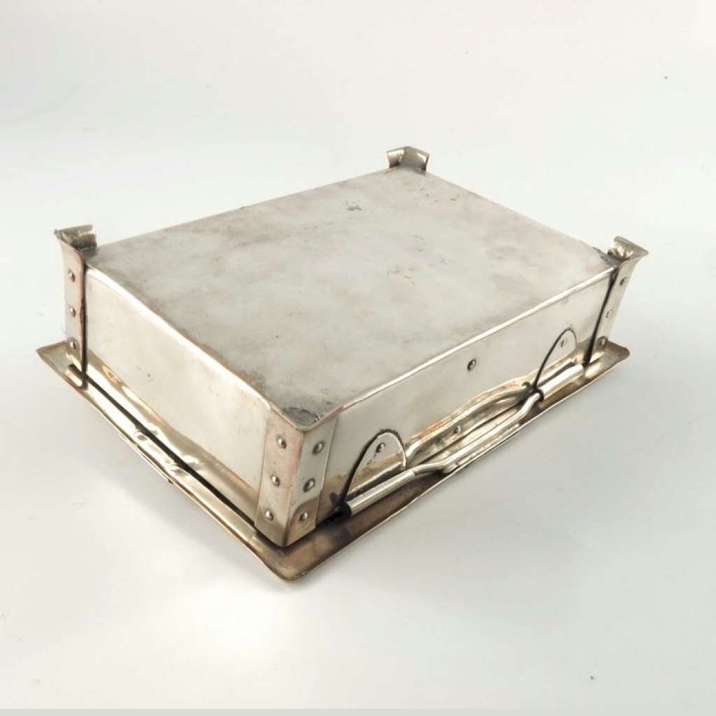 Arts and Crafts casket by A E Jones