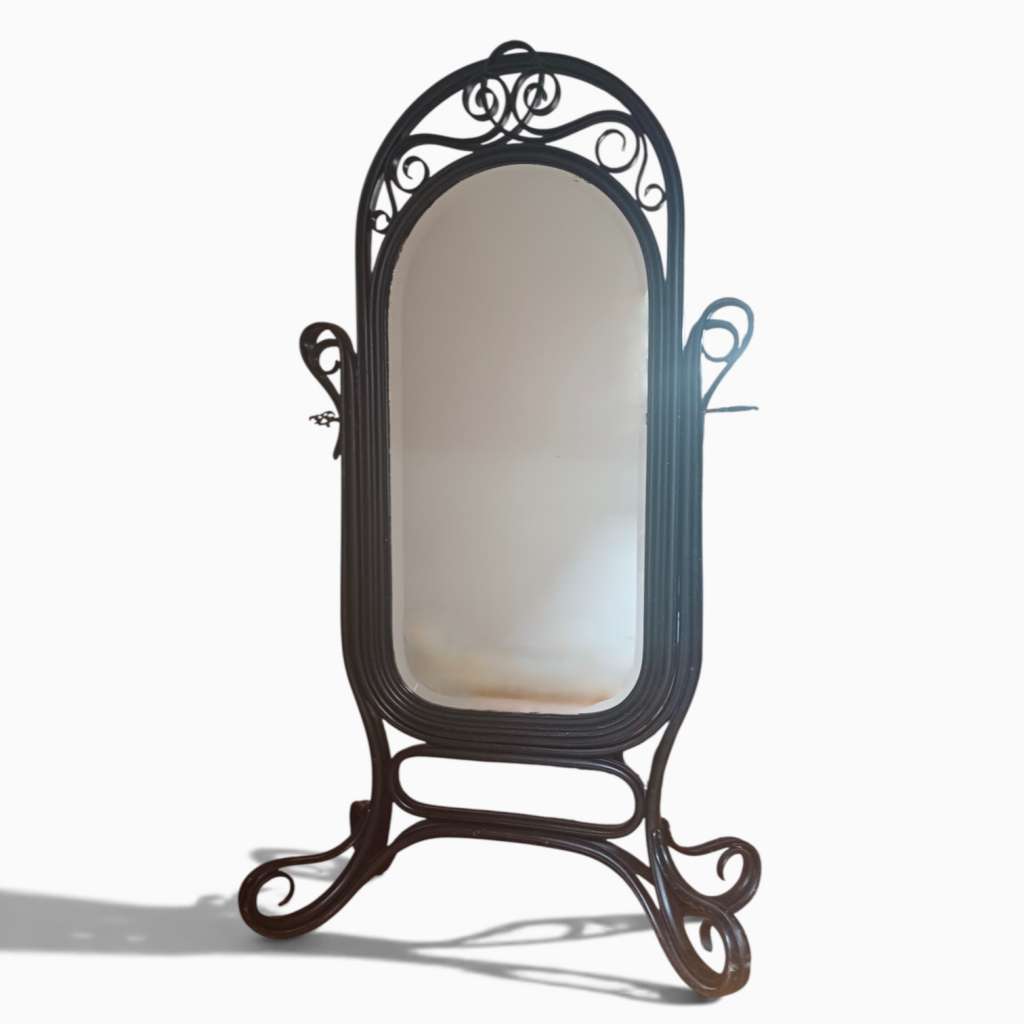 Thonet Bentwood Cheval mirror