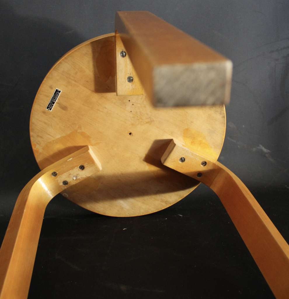 Alvar Aalto Model 60 stool for Finmar