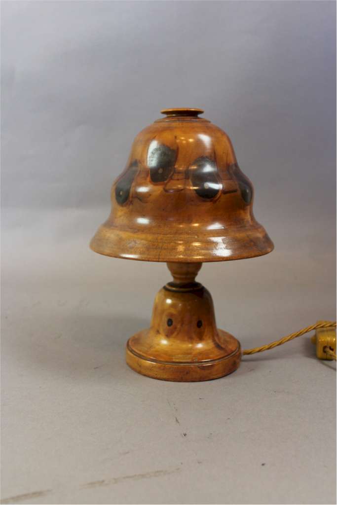 Brazilian  Palm wood lamp circa 1920