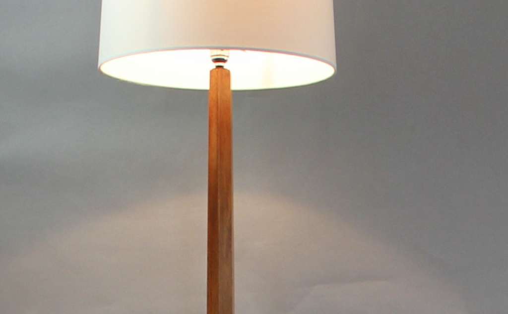 Art Deco Wooden Floor Lamp C1930 S, Art Deco Standard Lamp Uk