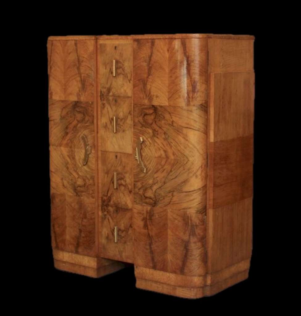 Good quality art deco tallboy c1930's.