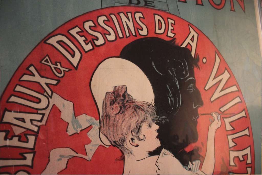 Large poster Jules Cheret Exposition Rue de Provence