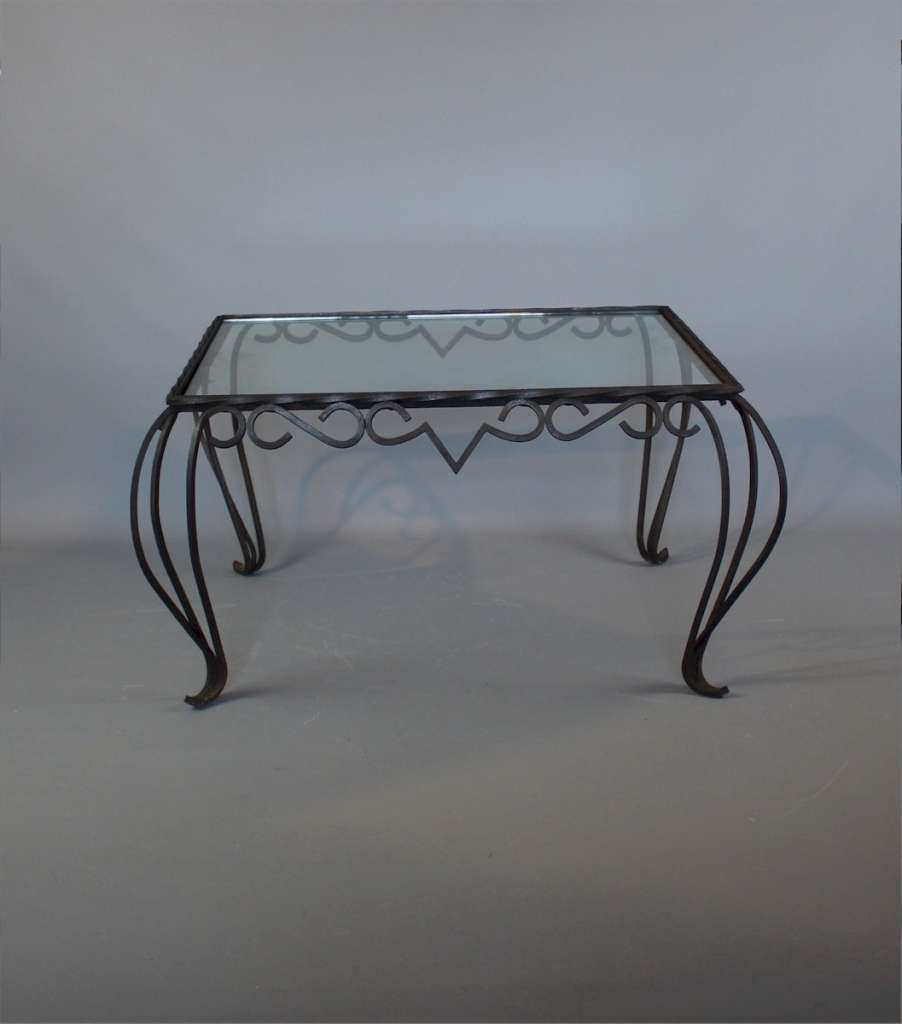 French iron coccasional table c1950