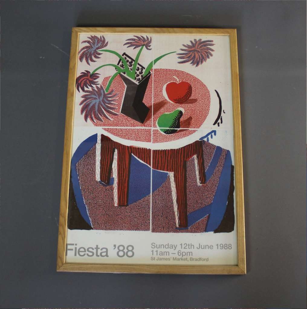 David HOCKNEY (1937) A Fiesta 88. Exhibition poster for Fiesta