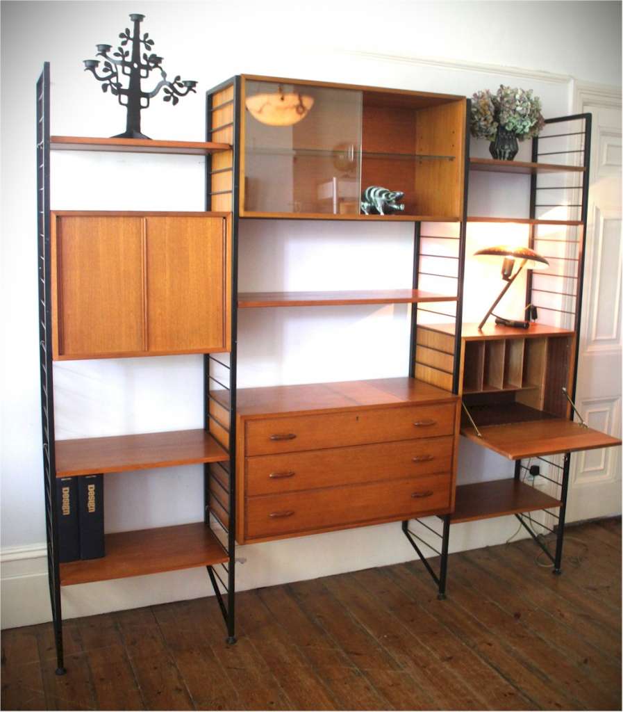  Ladderax Mid-century Adjustable Shelving