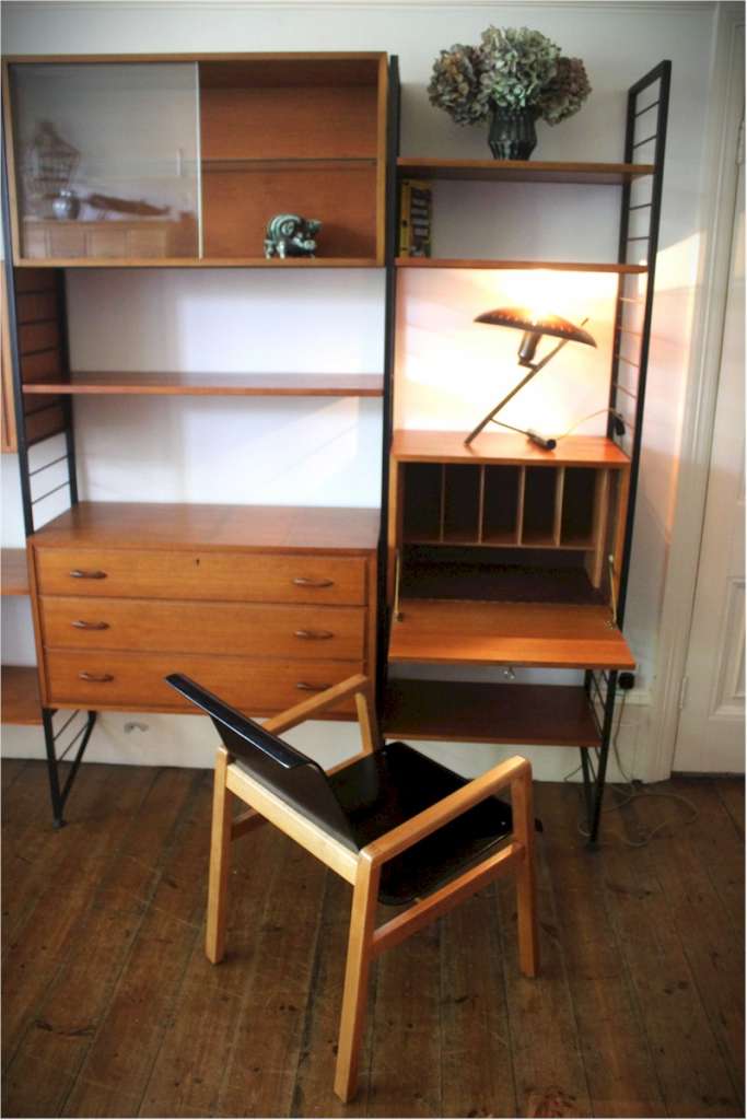  Ladderax Mid-century Adjustable Shelving