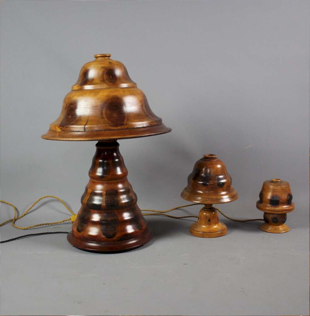 Brazilian mushroom lamp by Carlos Zipperer Sobr c1920's