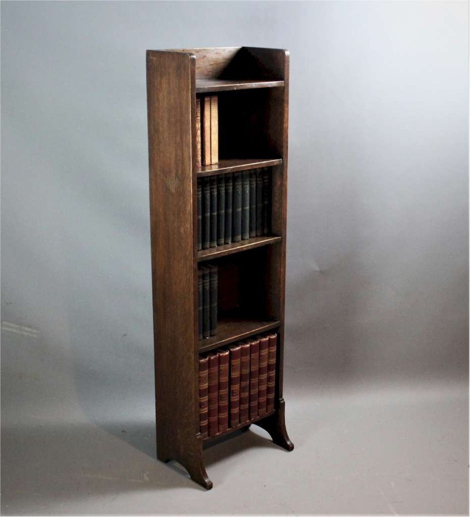  Arts and Crafts open bookcase by Liberty & Co
