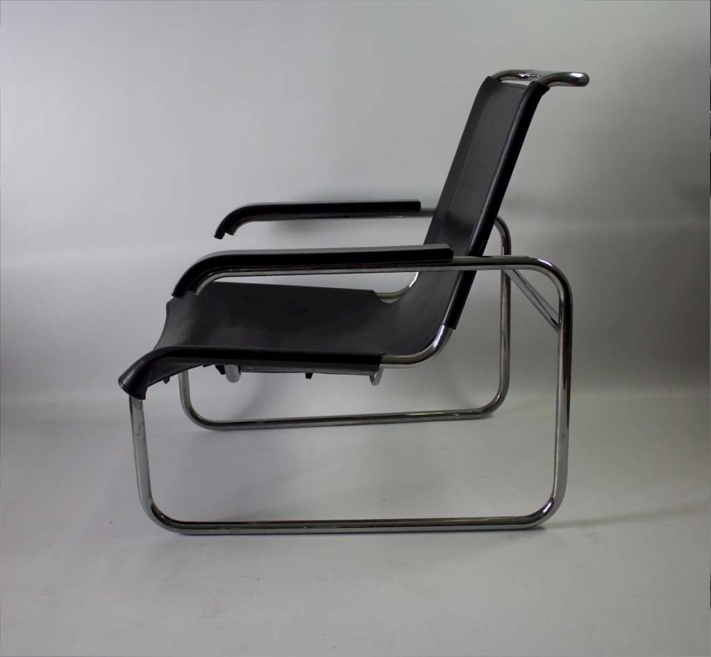 Bauhaus Model B35 Lounge Chair by Marcel Breuer for Thonet