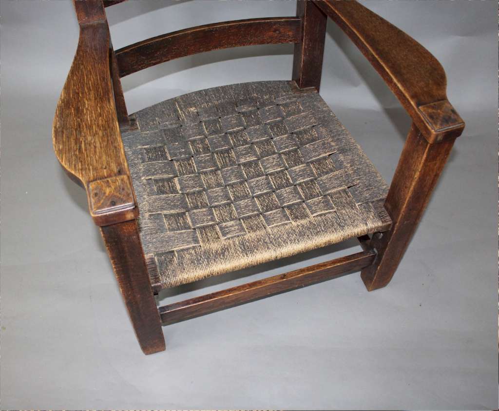 American arts and crafts Mission armchair