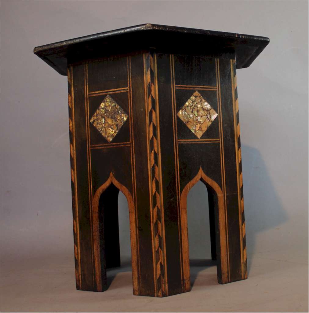 Moorish inlaid table