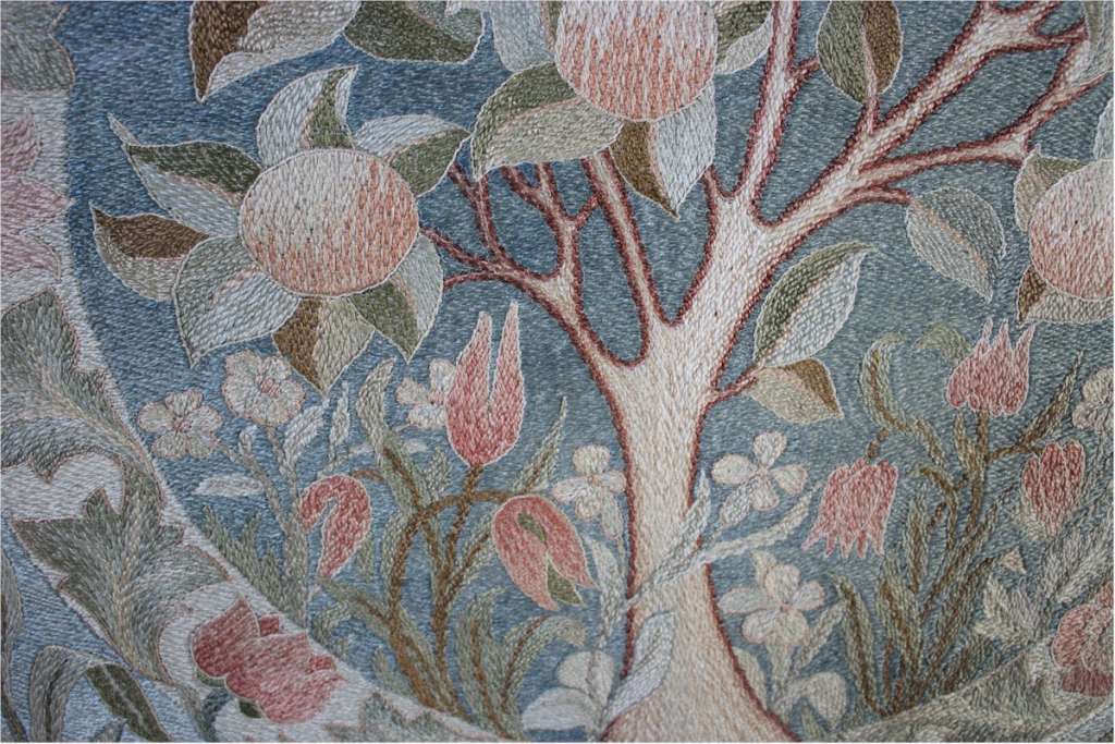 Arts and crafts William Morris apple tree firescreen.