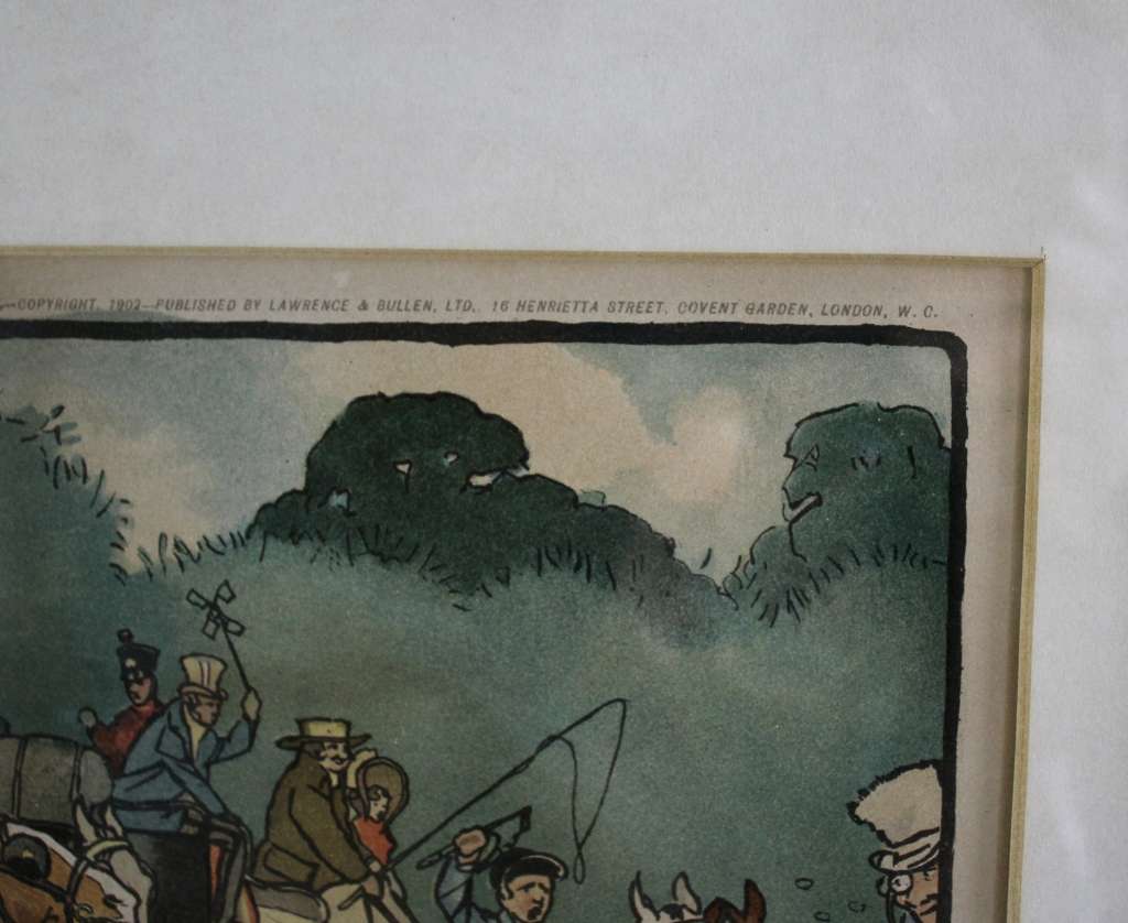 Pair of Celcil Aldin Bluemarket prints