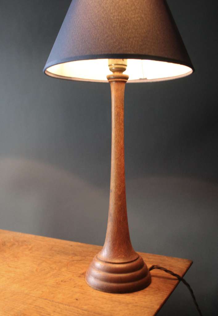 Arts and Crafts lamps in the manner of Voysey
