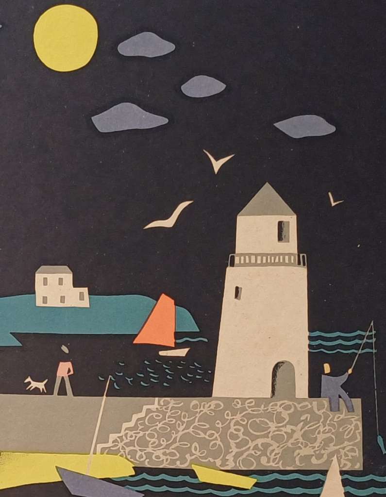 Peggy Wickham original lithograph c1930's