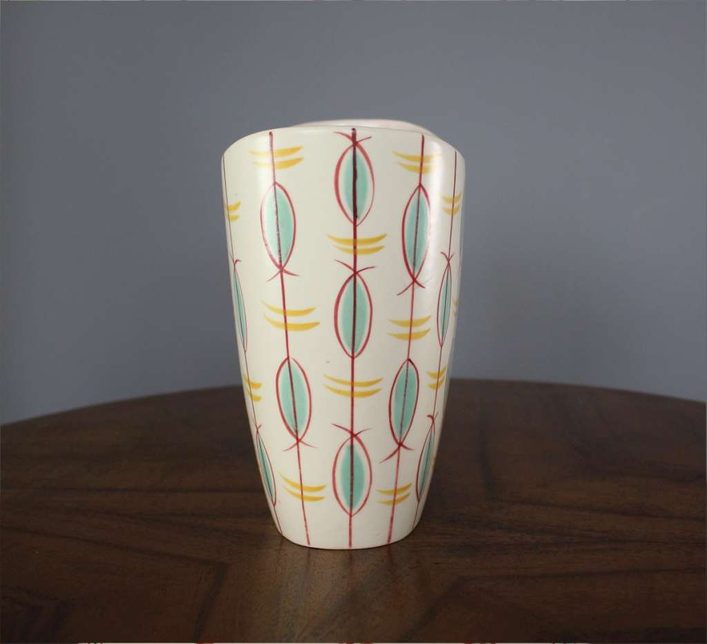 Rare 1950's Poole pottery vase designed by Ruth Pavely