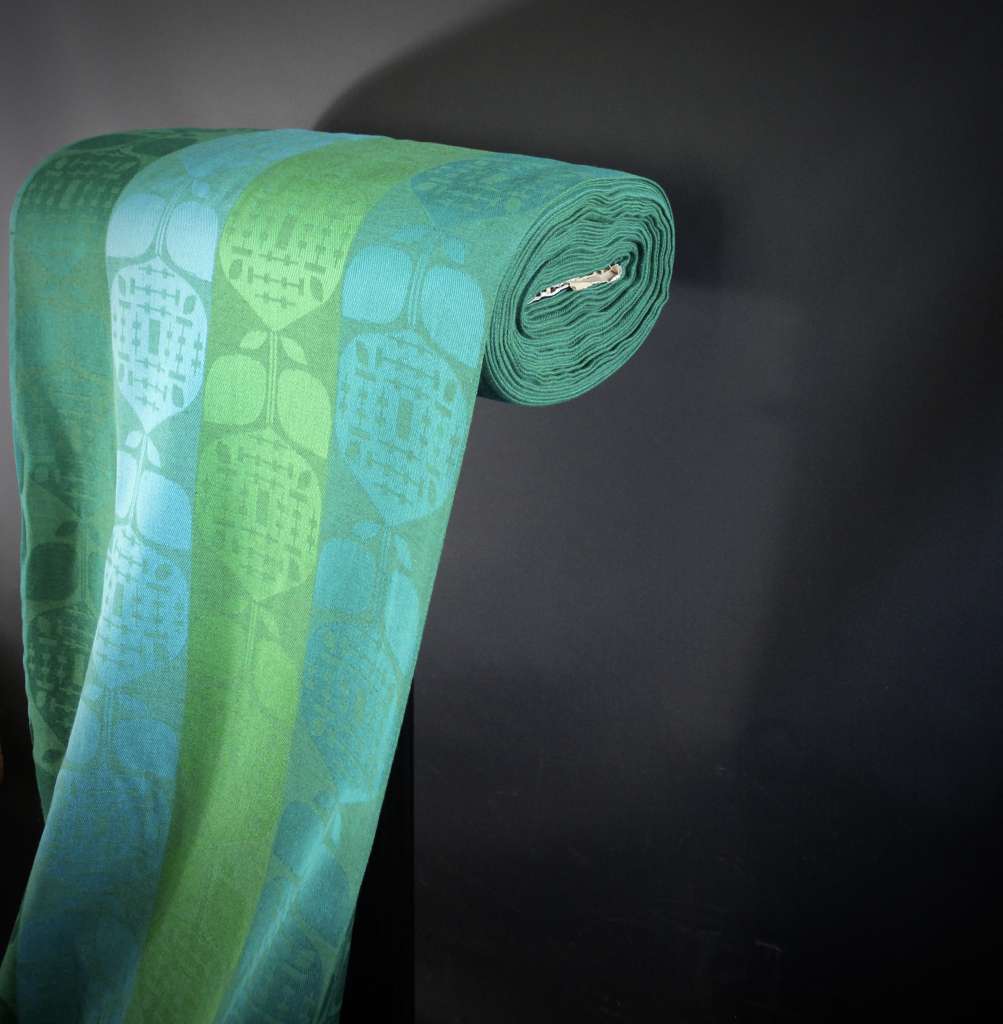 Roll of Jacquart fabric c1970's