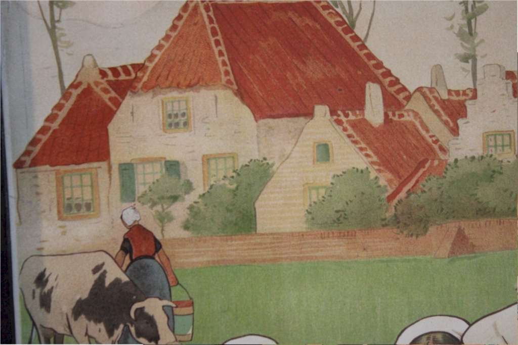 An arts and crafts nursery lithograph by H Cassiers