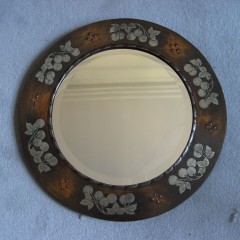 Arts and Crafts mirror by Harold Holmes