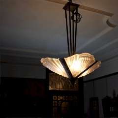 French art deco ceiling light