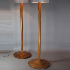 Wonderful pair of Modernist floor lamps