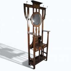 Arts and Crafts Hallstand by Shapland and Petter