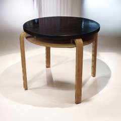  Alvar Aalto A71 table by Finmar with black top