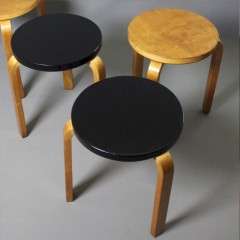 Alvar Aalto, Blond birch Stacking Stool, Designed 1933