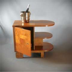 Art Deco Modernist shaped drinks table