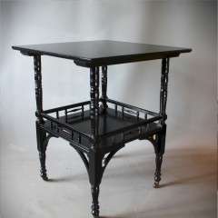 Aesthetic Movement Ebonised occasional table