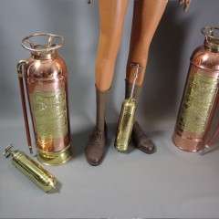Brass , copper , Fire extinguisher, American